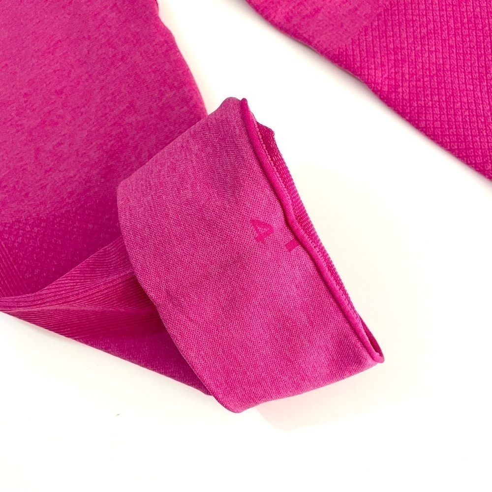 Lululemon Free To Flow Crop 17” Legging Magenta Sz 4 - Picture 10 of 12